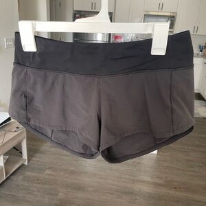 Lululemon speed-up shorts